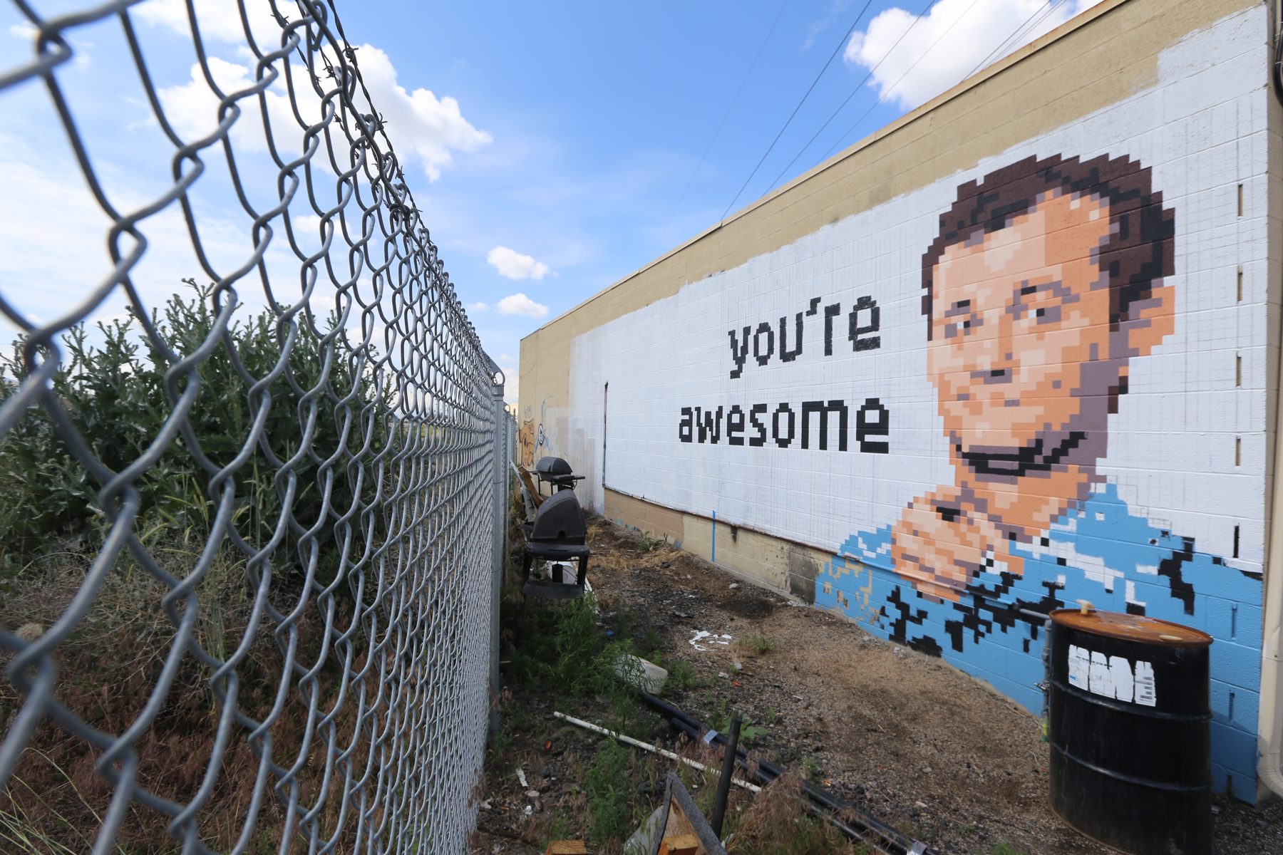 You’re awesome, from the alley
